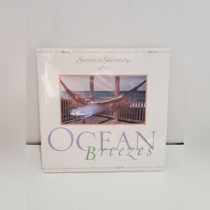 New Sealed Sense Of Serenity Ocean Breezes Softcover Book and Audio